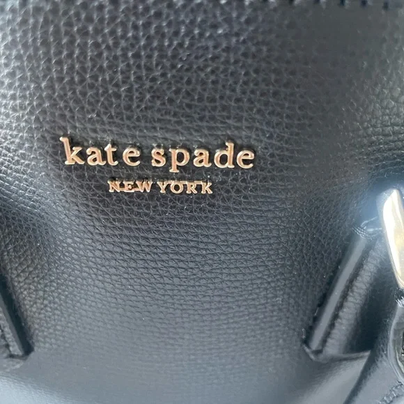 Like new! Black KATE SPADE Sylvia Dome Satchel Crossbody - Picture 14 of 14